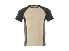 Mascot 50567 Potsdam T-shirt, lichtkaki/zwart, maat XL, per stuk