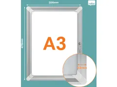 clicklijst Premium Plus, afsluitbaar, ft A3
