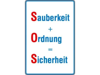Aanwijzingsbord,Zuiverheid + Orde Veiligheid,Aluminium Gemerkt - 1