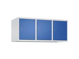 opzetkast,v. locker,3vak.,vak B 400mm,HxBxD 500x1200x500mm,vleugeldeur