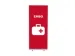 OUTLET Roll-Banner 85x200 complete set met print "EHBO" Rood