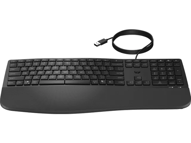 480 Comfort Wired-toetsenbord zwart AZERTY