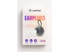 Earplug ear2ear 26dB transparant