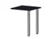 table de rallonge,haut. régl.,HxlxP 720-840x600x600mm,CC-noir