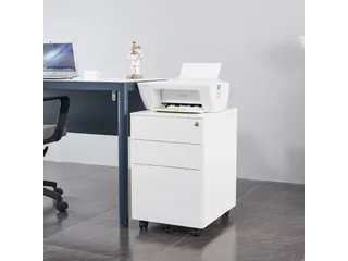 Ladeblok Verrijdbaar Wit - 10
