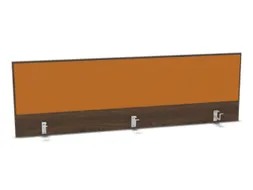 opzetpaneel bureau aanbouw achter NV bruin hickory BN3005-geel 1800mm