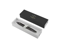 Balpen Parker IM Monochrome Gun Metal Medium + blauwe inkt