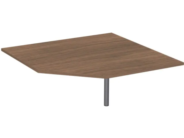 koppelelement voor bureau,90 °,BxD 1225x1225mm,v. 4voeten