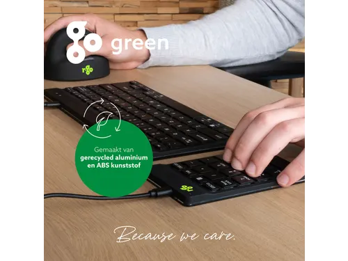Numeriek Toetsenbord R-Go Numpad Break bedraad Zwart