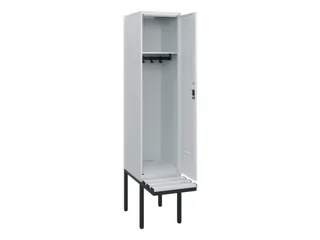 locker met bank,HxBxD 1950x400x815mm,1vak,vak B 400mm,cil.-slot - 2