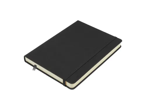 Schetsboek Kangaro A5 zwart PU HC 80 blad 140gr roomwit met elastiek e