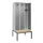 locker met bank,HxBxD 2120x900x815mm,3vak,vak B 300mm,cilinderslot