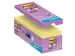 Memoblok 3M Post-it 654 Super Sticky 76x76mm geel 14+2 gratis