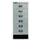 kantoor-ladekast HxBxD 670x279x380mm 6 laden romp lichtgrijs staal