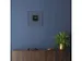 Wandklok Nextime 45x45x15 zwart metaal Vasco Square