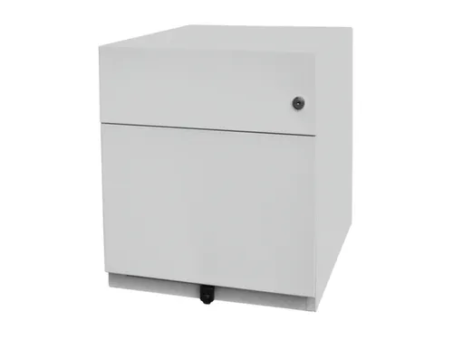 Ladenblok Staalplaat 495x420x565mm 1hangmappenlade 1lade Lichtgrijs