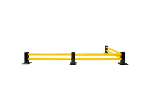 vloerbarrière,paal,v. binnen,HxBxD 250x70x70mm,staal,zwart