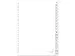 Tabblad Kangaro A4 letters PP 120 micron wit 23-gaats 20-delig A-Z