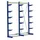 Draagarmstelling 2500x2576x990mm 6etages 810kg/etage Ral5010