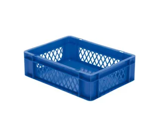 Euronorm-Stapelbak 10l H X L X B 120x400x300mm Blauw - 1