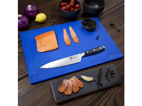 Hygiplas Snijplank glad LDPE 45x30x1cm Blauw