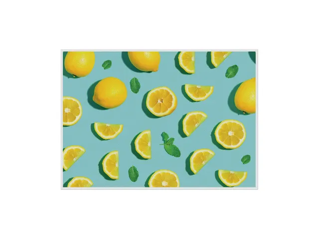 Set de table 45x32cm PVC Citrons 6 pièces