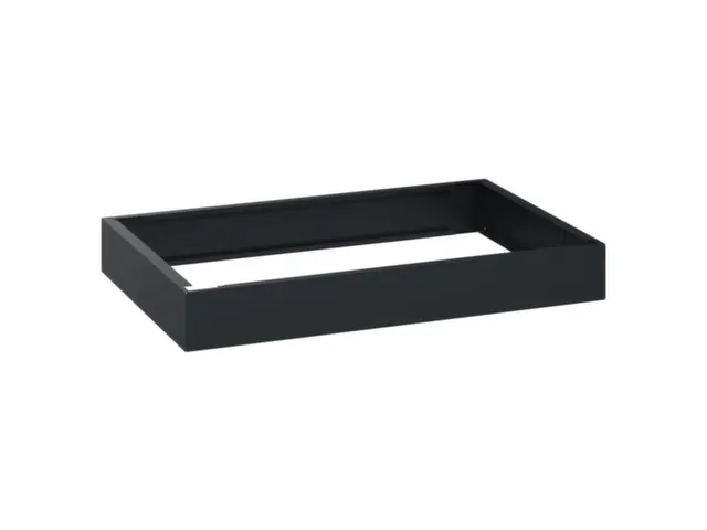 sokkel,HxBxD 100x800x500mm,kunststof,RAL7021,meerprijs