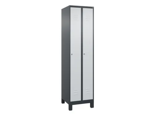 locker,HxBxD 1950x500x500mm,2vak,vak B 250mm,cil.-slot,voeten