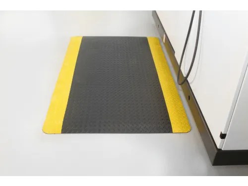 industriële mat,mat,LxB 900x600mm,zelfblussend,PVC,geribd