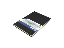 Schetsboek Kangaro A4 zwart PU HC 80 blad 140gr roomwit met elastiek e
