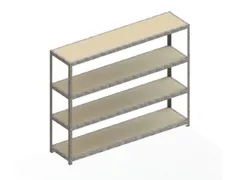 breedvakstelling,grondveld,HxBxD 1970x2504x600mm,vakl. 400kg