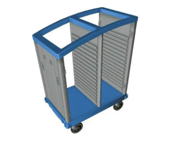 Ecolab Vario Maxx Basiselement hoofdmodule zonder handvat Blauw 3 wand