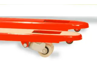 Palletwagen 2.5t Zwenk/vorkwielen Nylon Dubbelvoudig Vorklengte 1150mm - 2