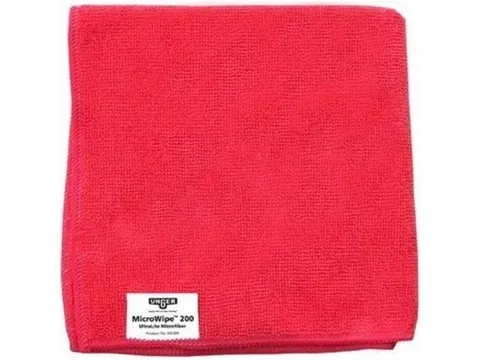 Unger Microvezeldoek MicroWipe 200 Rood, doos 10 stuks