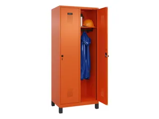locker,HxBxD 1950x800x500mm,2vak,vak B 400mm,draaigrendel,voeten - 1