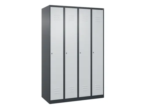locker voor scheiding van kleding,HxBxD 1850x1200x500mm,4vak