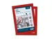 Europel Infokader Zelfklevend A5 2 stuks/Rood