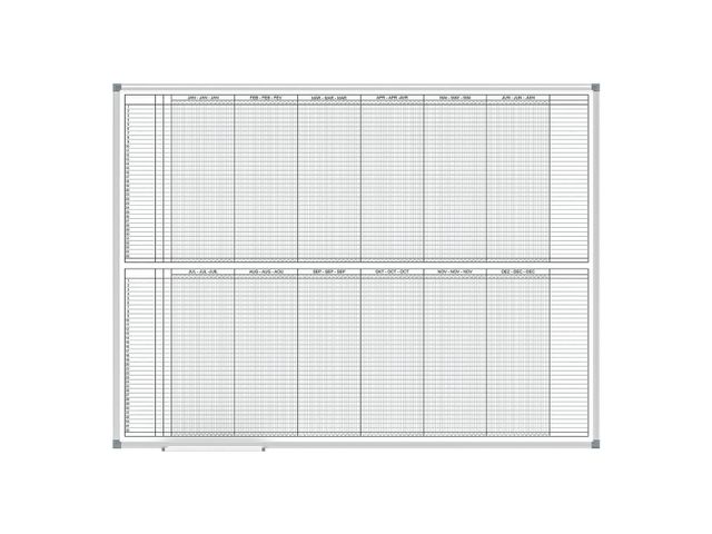 Tableau planning - 90 x 120cm