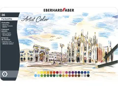 Kleurpotloden Eberhard Faber Artist Color metaaletui a 36 stuks