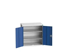 universele kast,HxBxD 800x800x550mm,2xStalen bodem,draaigrendelslot