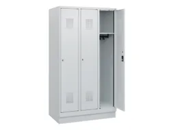 schoollocker,HxBxD 1630x900x500mm,3vak,vak B 300mm,cil.-slot,sokkel