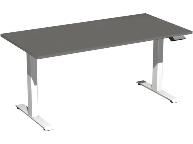 Bureau à hauteur réglable élec. HxlxP 730-1230x1600x800mm