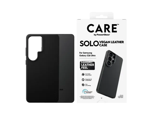 PanzerGlass CARE by Solo Case Black w. Qi Samsung Galaxy S26 Ult