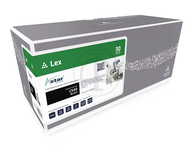 AS11054 Astar Lexmark C540H1KG Optra C toner zwart rebuilt 2500pag chi