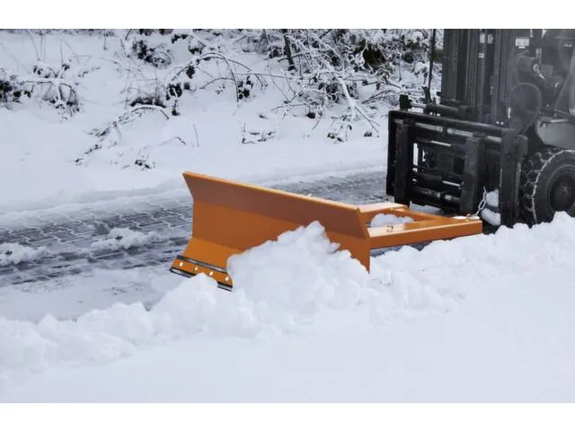 Poussoir À Neige Largeur Plaque 1500 Mm Base D'usure En Caoutchouc