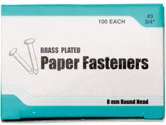 Boite Avec 100 Attaches Parisiennes, 25 Mm