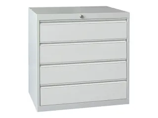 ladekast HxBxD 600x715x600mm 5laden slot RAL7035 front RAL7035 - 2