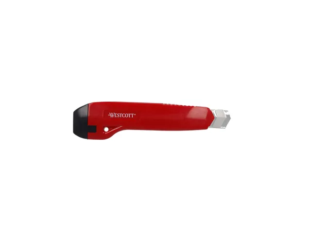 Cutter Westcott Premium 18mm curseur sur glissière rouge