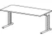 Bureau C-Poot Hxbxd 680-820X1600X800Mm Beuken