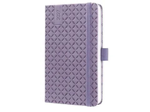 Agenda semainier Flair A6 2027 (NL/FR/EN/DU) Lavender Purple Hardcover